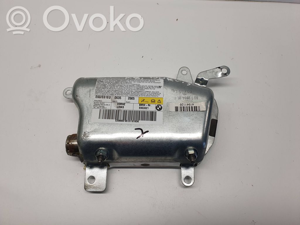 BMW 5 E60 E61 Poduszka powietrzna Airbag drzwi przednich 