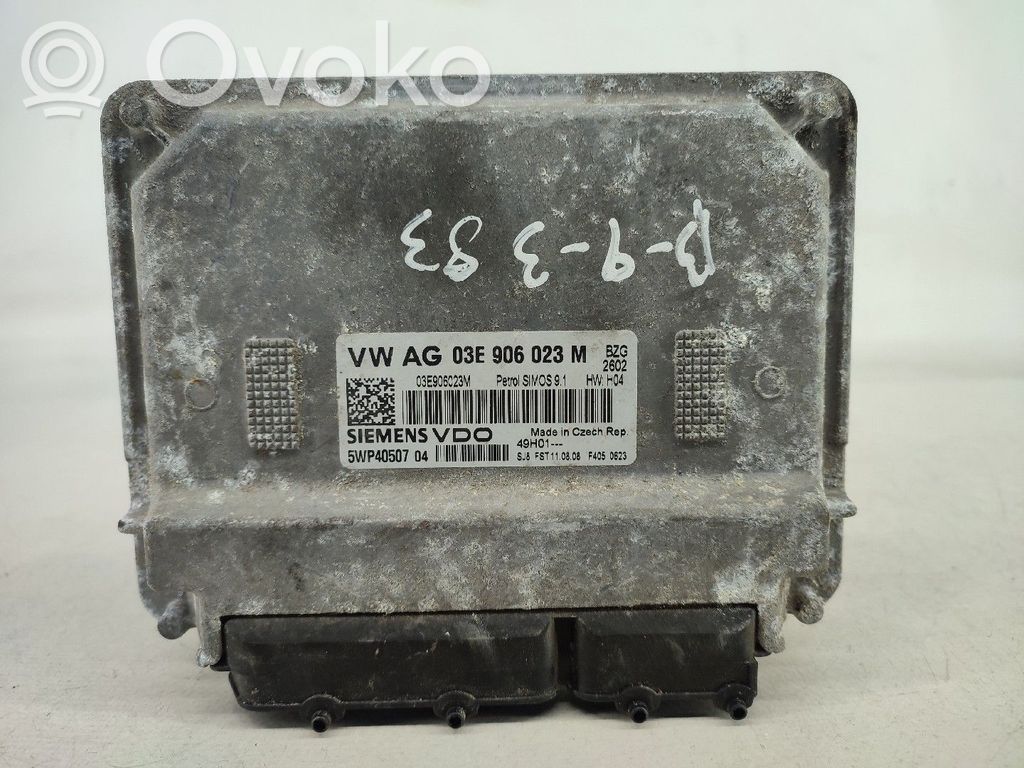 Engine control unit/module   03E906023M,5WP40507