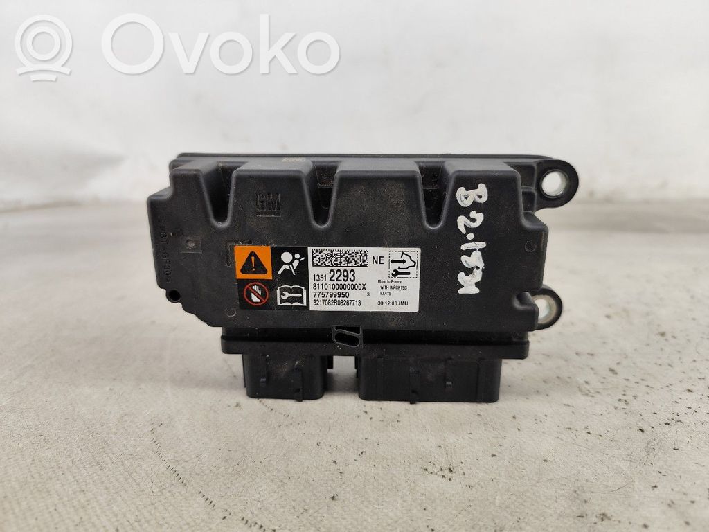 Airbag control unit/module   13512293,775799950,8110100000000X,8217082R08287713