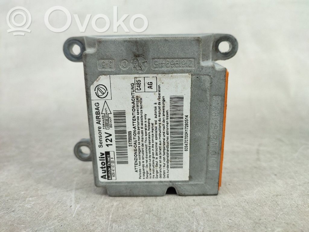 Centralina/modulo airbag   609470700F,51755095