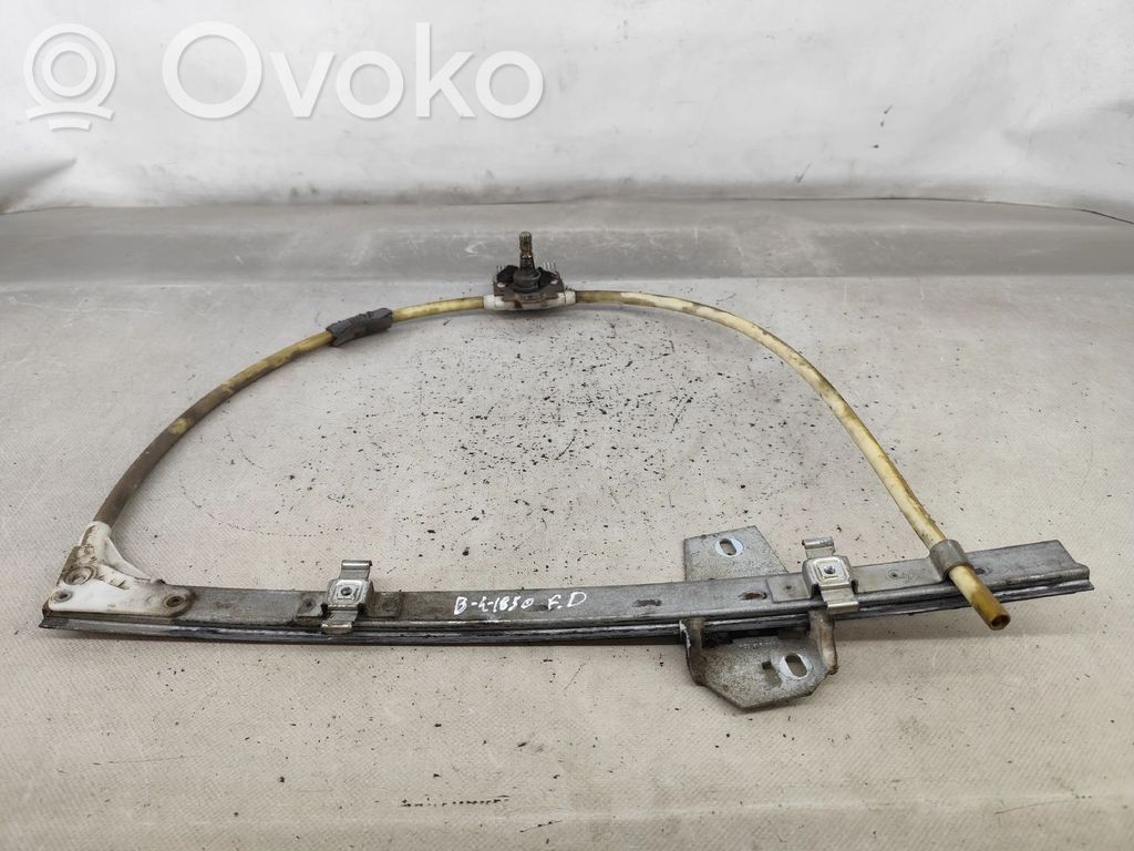 Front window lifting mechanism without motor