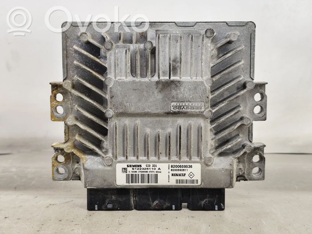 Unidad de control/módulo del motor   S122326110,8200592611,8200659536