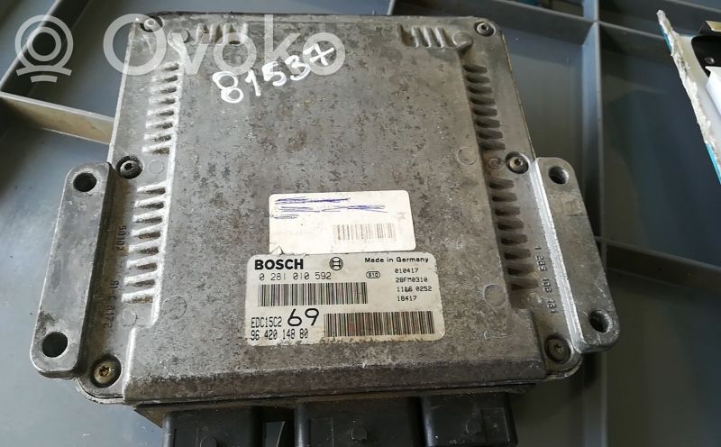 Engine control unit/module   0281010592,9642014880