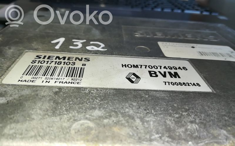 Engine control unit/module   S101718103B,7700749946