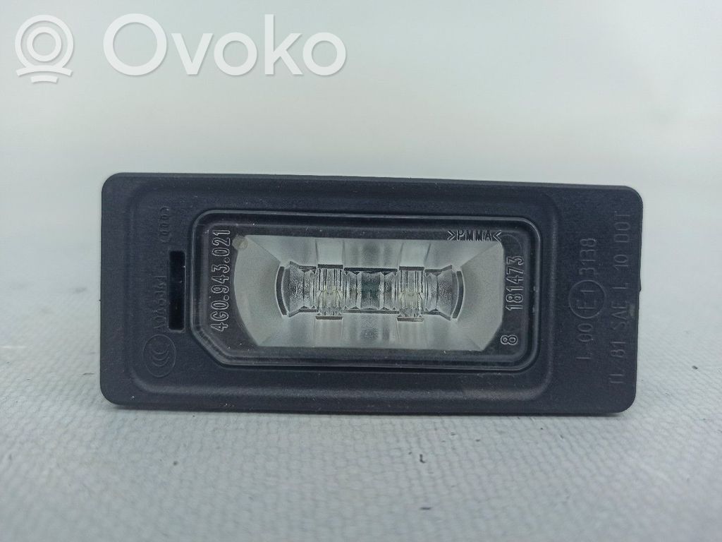 Kennzeichenbeleuchtung   4G0943021,2PINOS