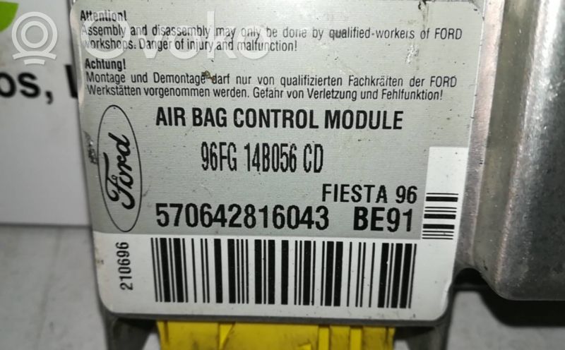 Unidad de control/módulo del Airbag   96FG14B056CD,570642816043BE91