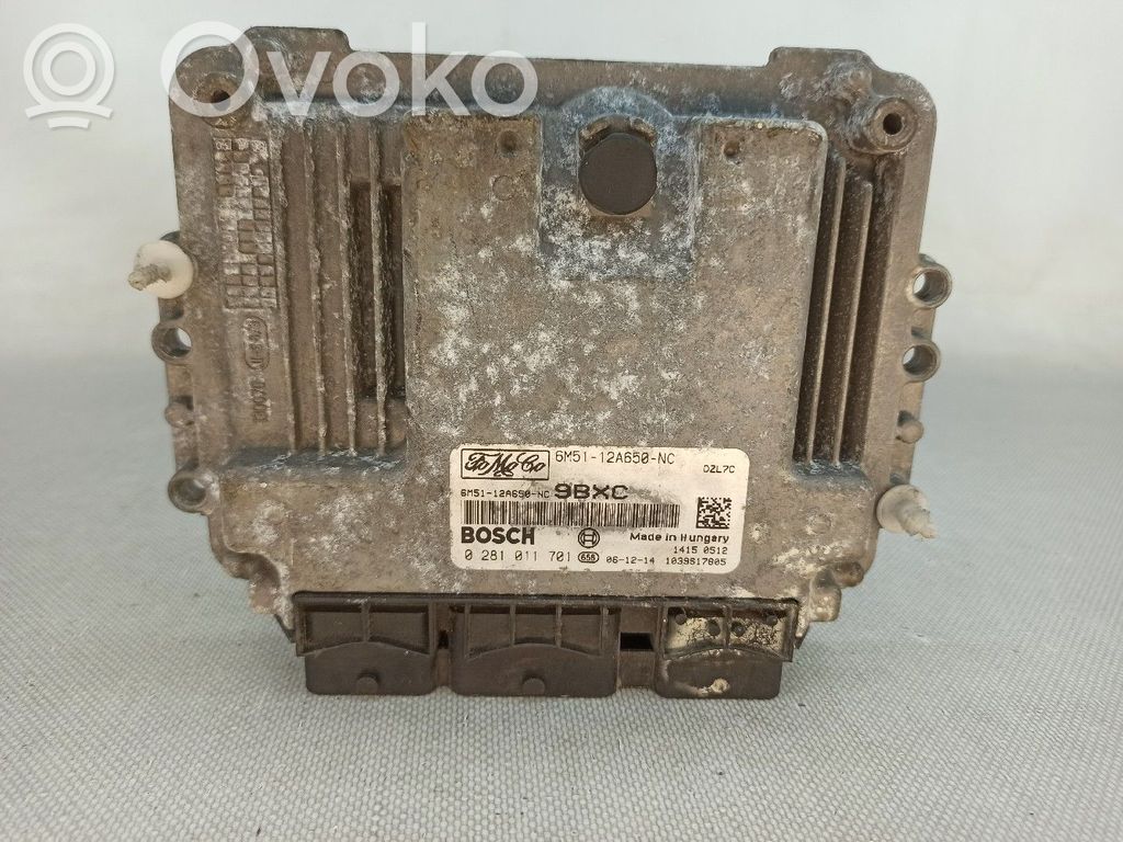 Engine control unit/module   6M5112A650NC,0281011701