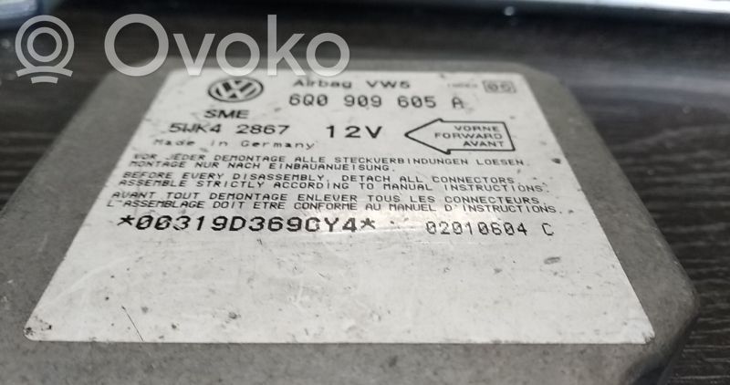 Unidad de control/módulo del Airbag   6Q0909605A,5WK42867