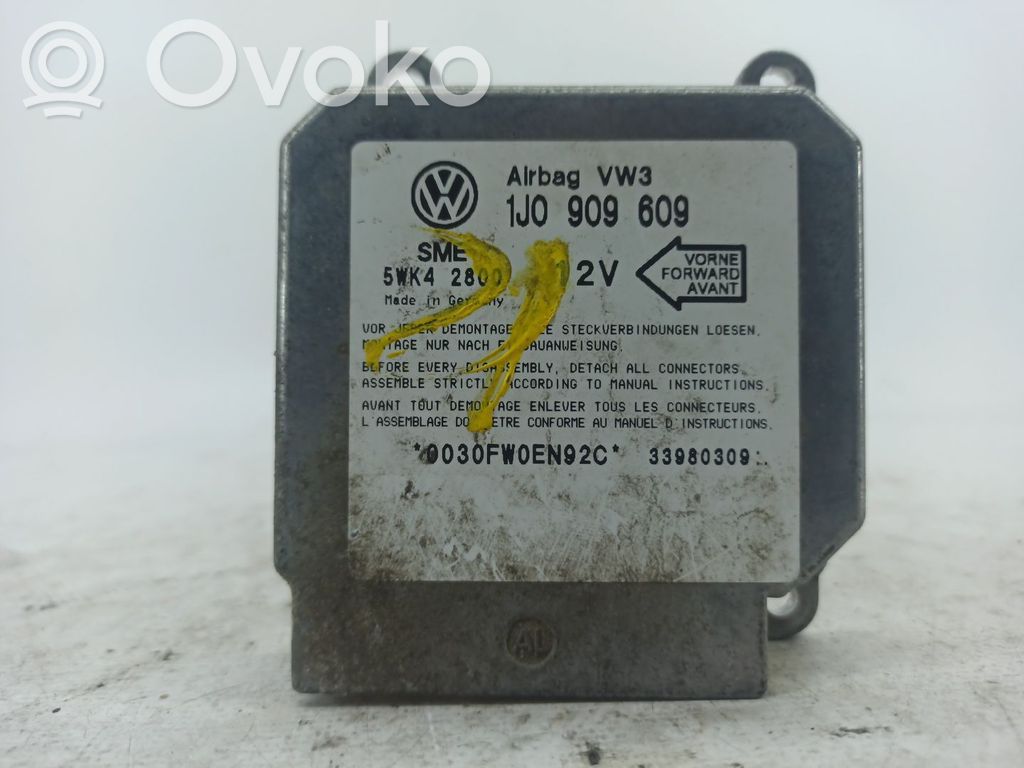 Turvatyynyn ohjainlaite/moduuli   1J0909609