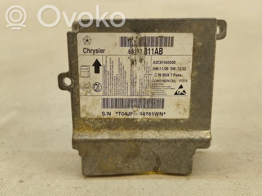 Airbag control unit/module   A2C81542500