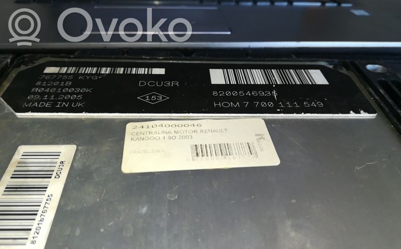 Renault Kangoo I Engine control unit/module 