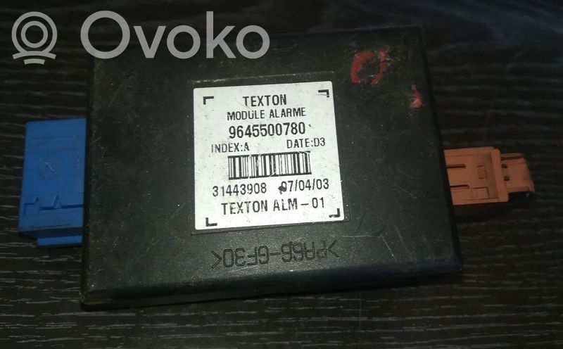 Unidad de control/módulo del motor   9645500780,31443908