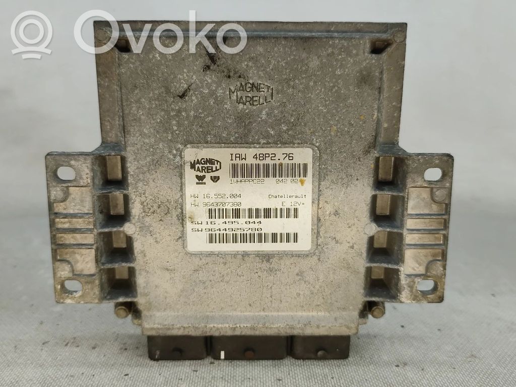 Peugeot 206 Unitate/modul de control motor 