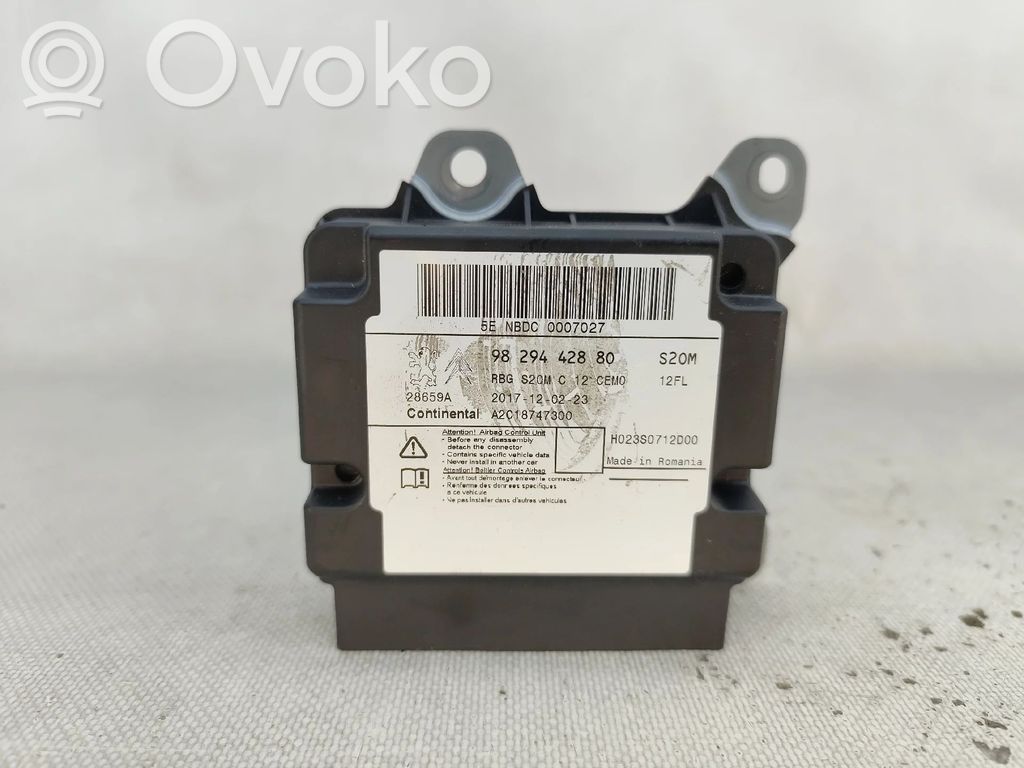Citroen C3 Sterownik / Moduł Airbag 
