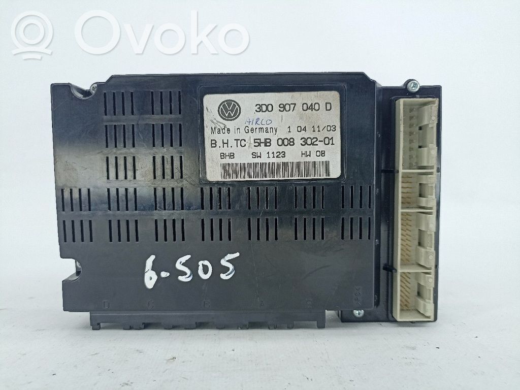Engine control unit/module   CLIMATRONIC,3D0907040D,5HB008302