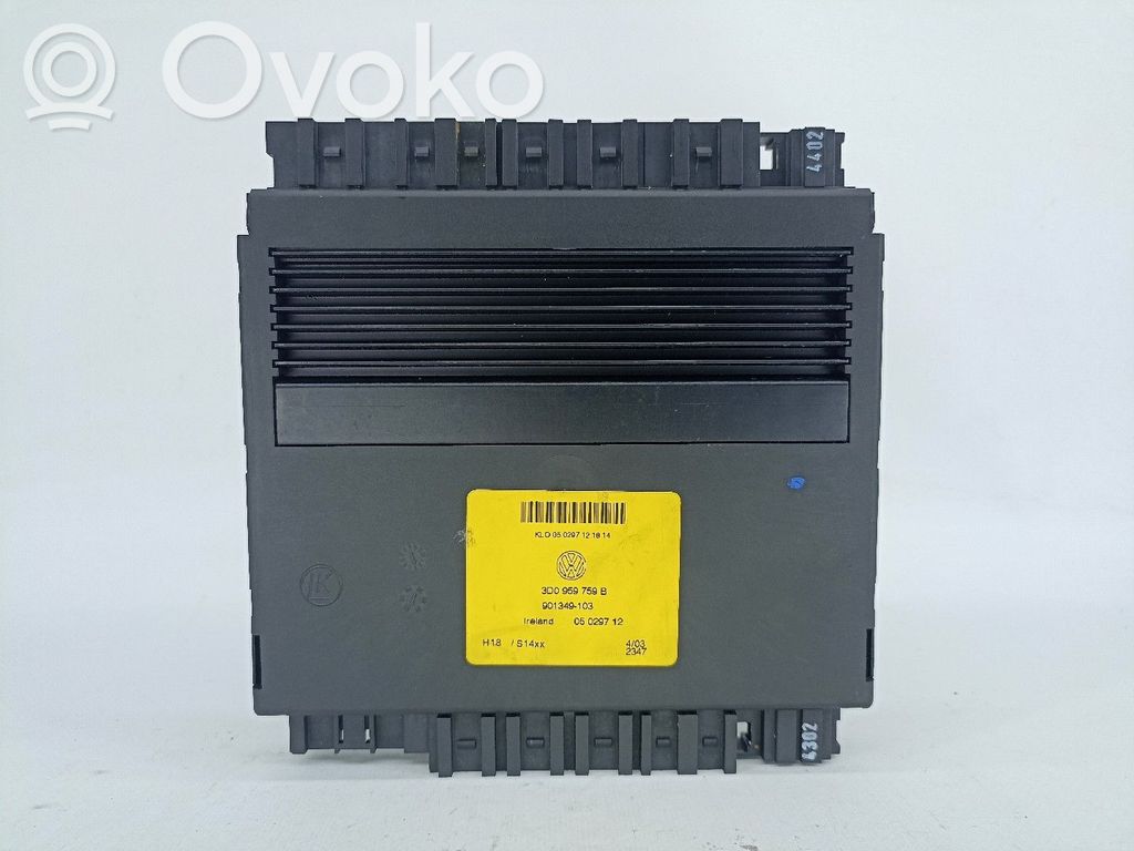 Moottorin ohjainlaite/moduuli   BANCO,3D0959759B,901349103,DIREITO,FRENTE