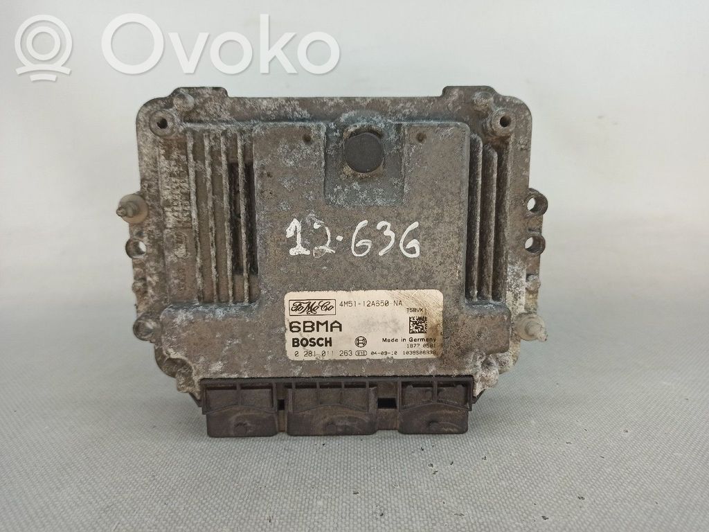 Motorsteuergerät/-modul   4M5112A650NA,0281011263