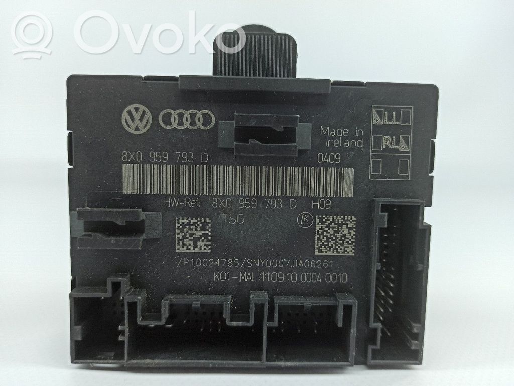 Engine control unit/module   8X0959793D,P10024785