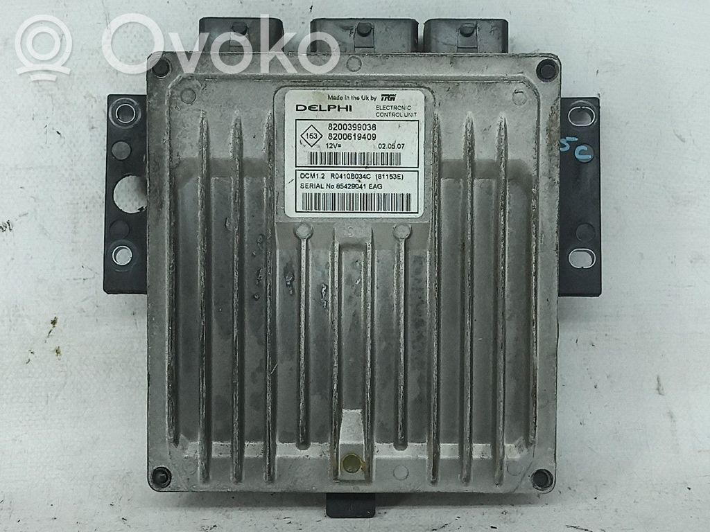 Moottorin ohjainlaite/moduuli   8200399038,8200619409