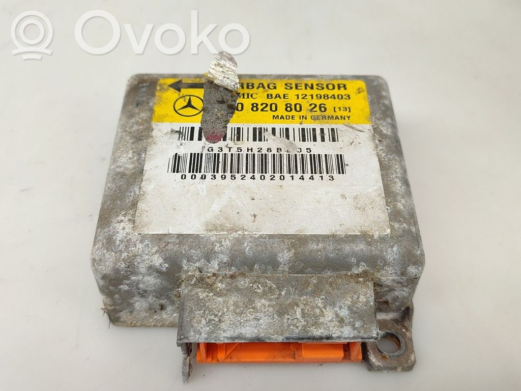Centralina/modulo airbag   0008208026,12198403