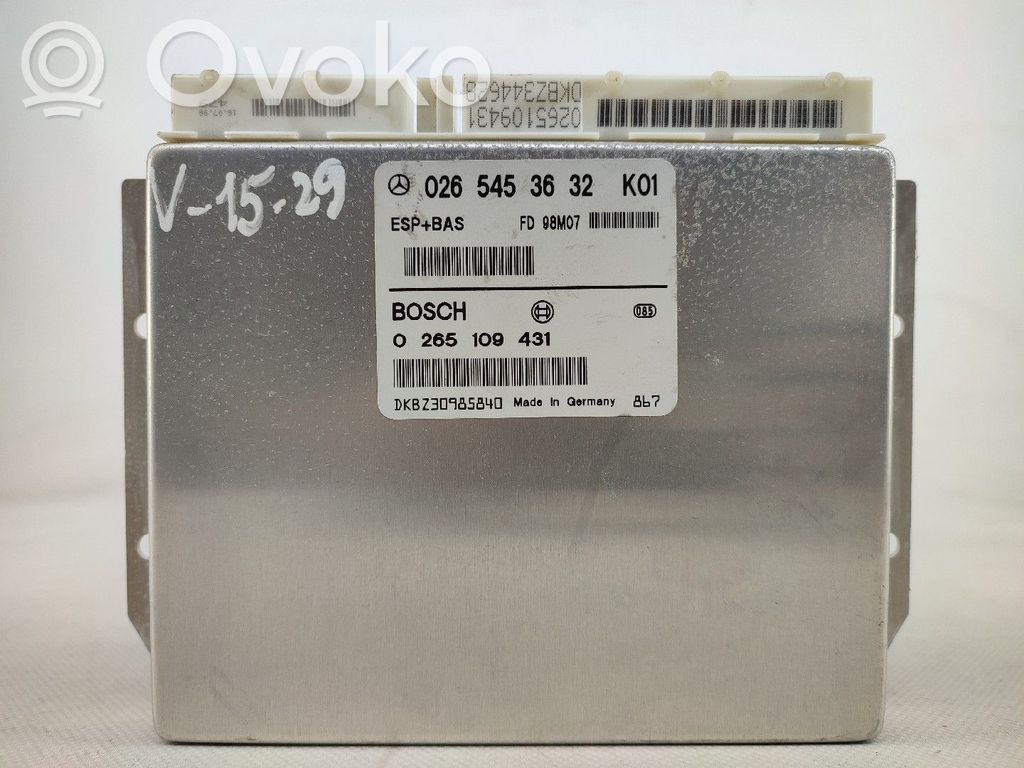 Alte unități/module de control   0265453632,0265109431