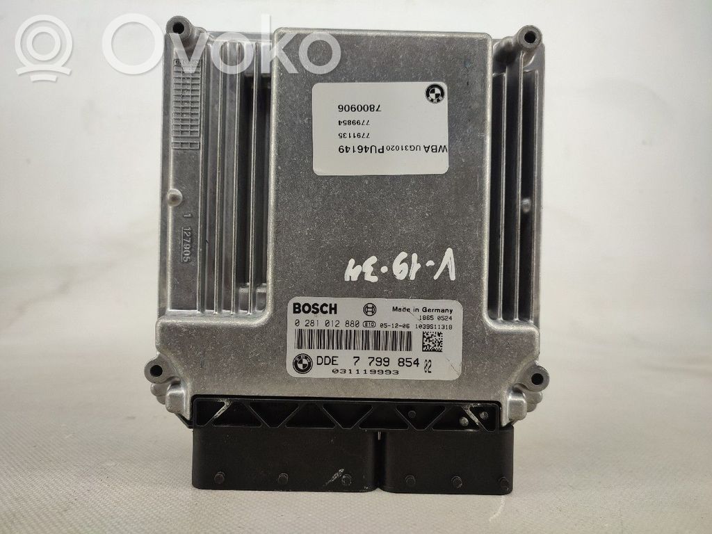 Moottorin ohjainlaite/moduuli   0281012880,7799854