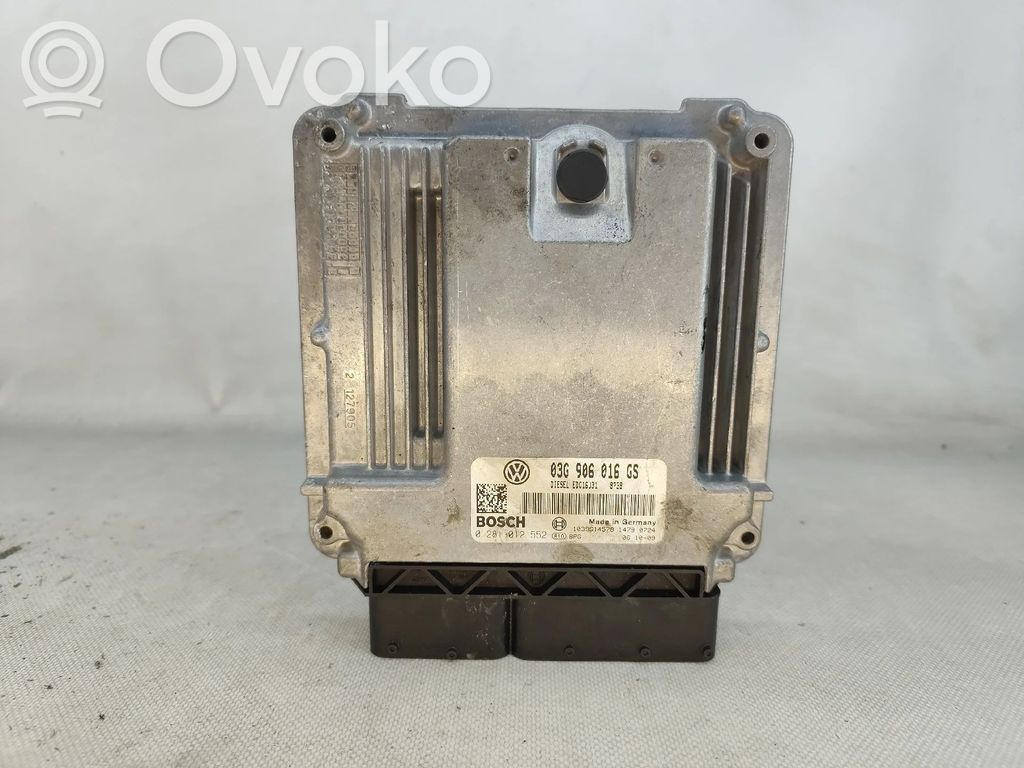 Unidad de control/módulo del motor   03G906016GS,0281012552