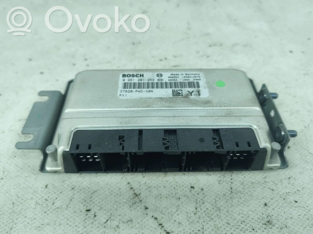 Engine control unit/module   0261201252,37820PWDG06