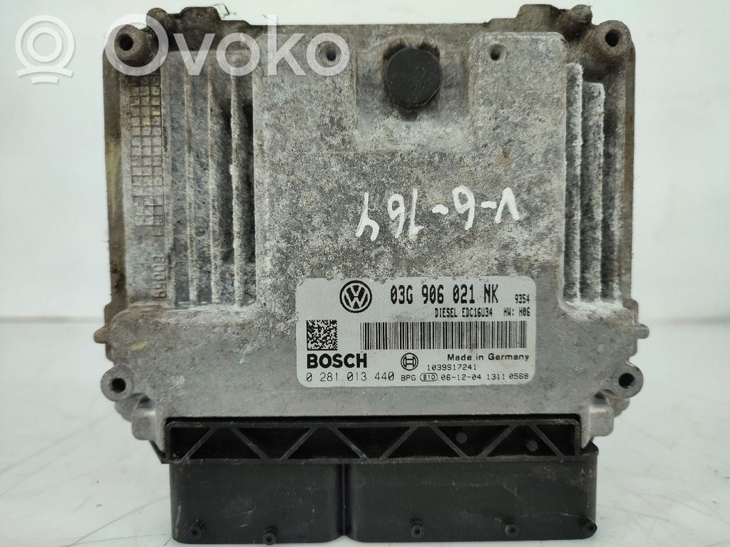Sterownik / Moduł ECU   03G906021NK,0281013440