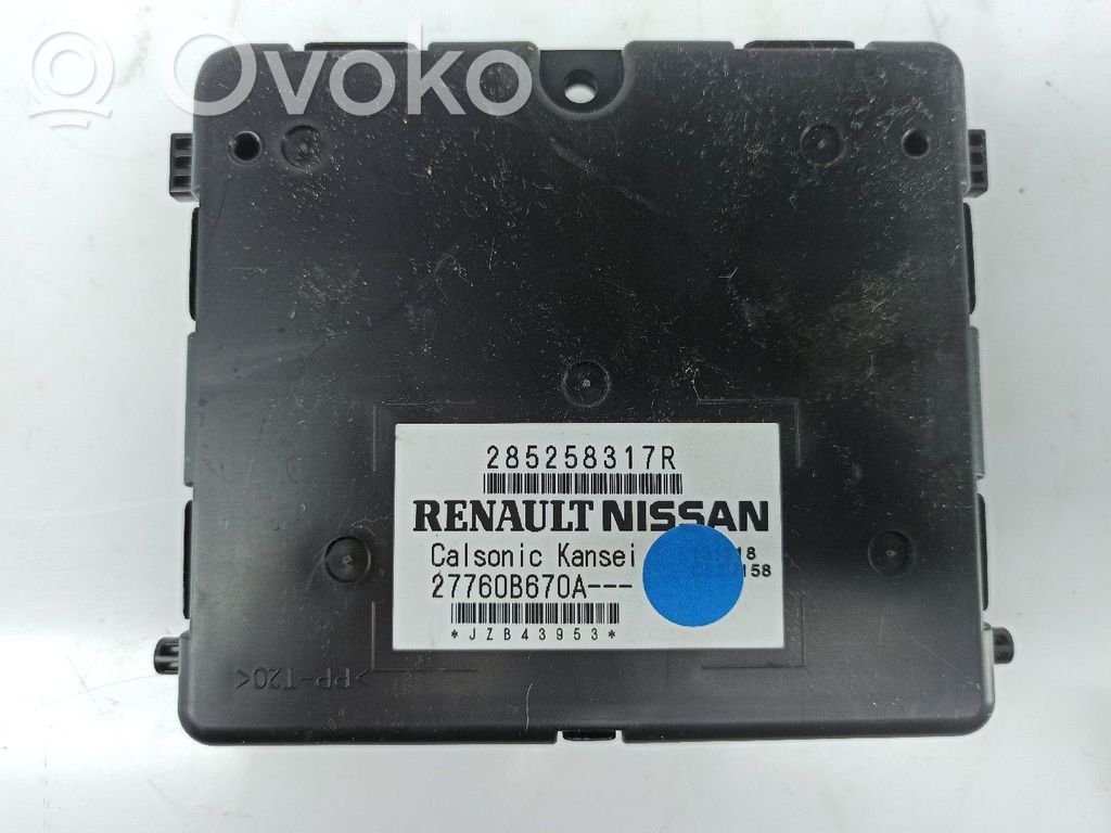 Moottorin ohjainlaite/moduuli   27760B670A,285258317R
