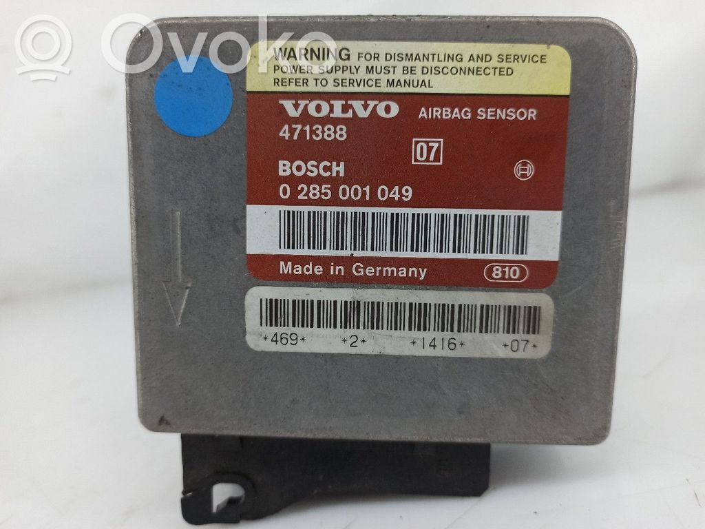Volvo 460 Unitate/modul de comandă airbaguri 