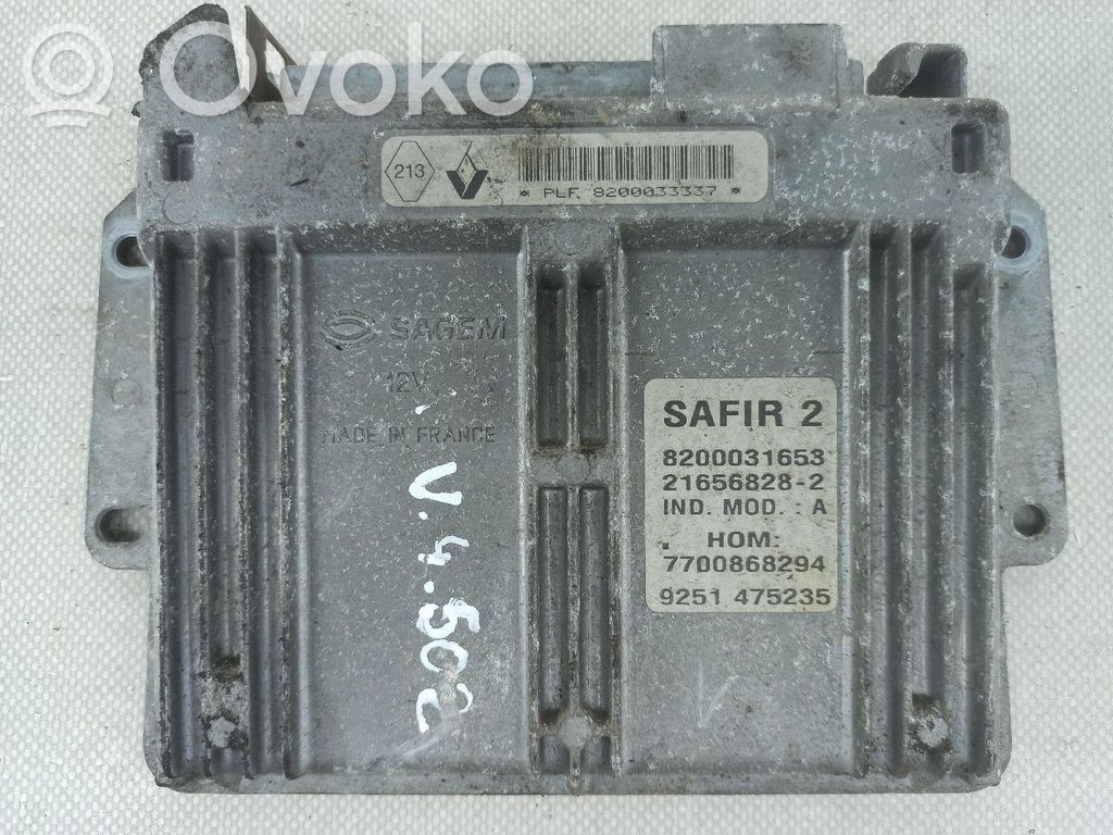 Renault Clio II Engine control unit/module 