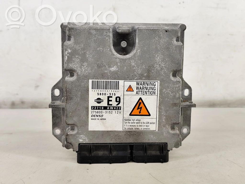 Engine control unit/module   5800315E9,23710AW422,2758003152