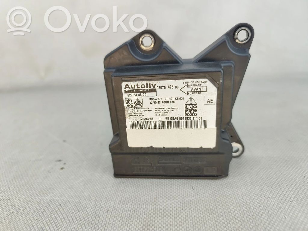 Unitate/modul de comandă airbaguri   9807547380,620644600