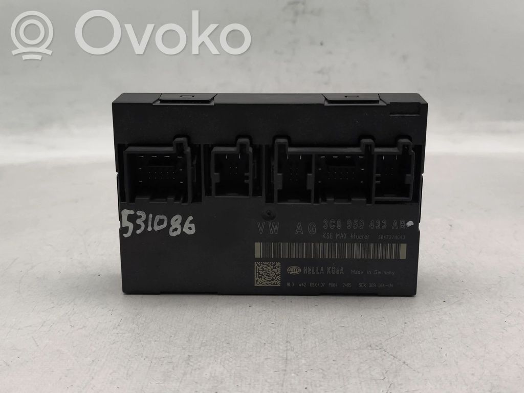 Moduł / Sterownik komfortu   3C0959433AB,5FICHAS