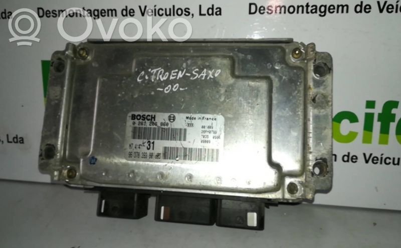 Engine control unit/module   9637839380,0261206860