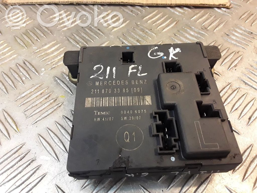 Mercedes-Benz E W211 Door control unit/module 