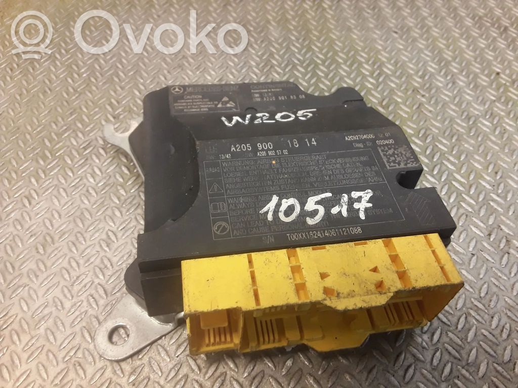Sterownik / Moduł Airbag   A2059001814,2059001814