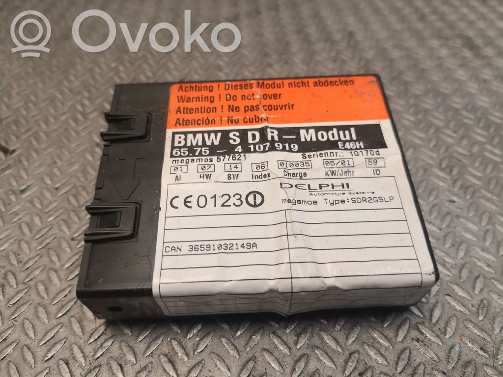 BMW 3 E46 Unidad de control/módulo de alarma 