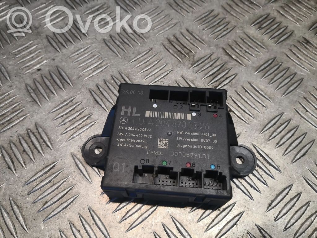 Mercedes-Benz C W204 Door control unit/module 