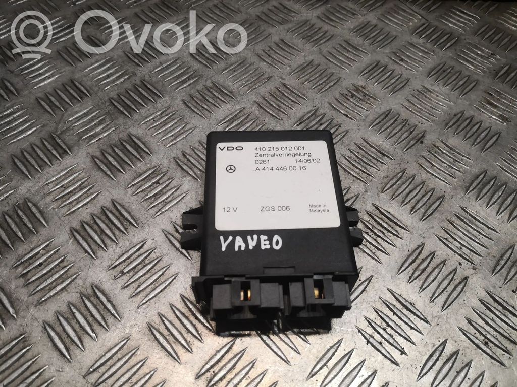 Mercedes-Benz Vaneo W414 Sterownik / Moduł centralnego zamka 