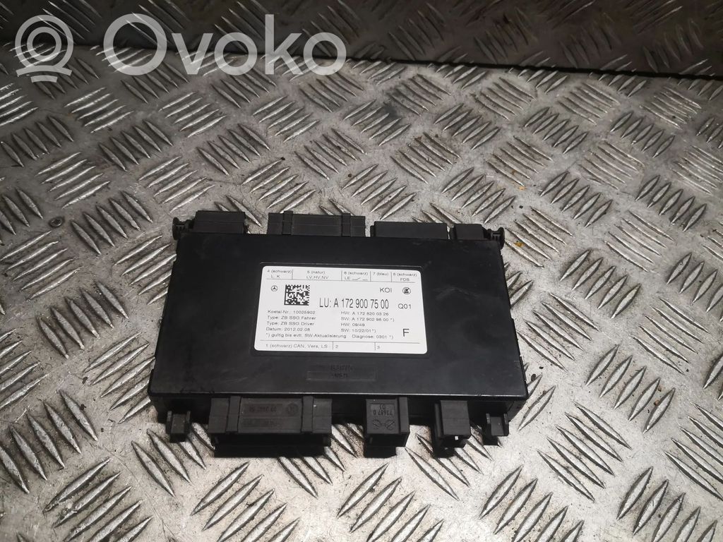 Mercedes-Benz E C207 W207 Module de commande de siège 