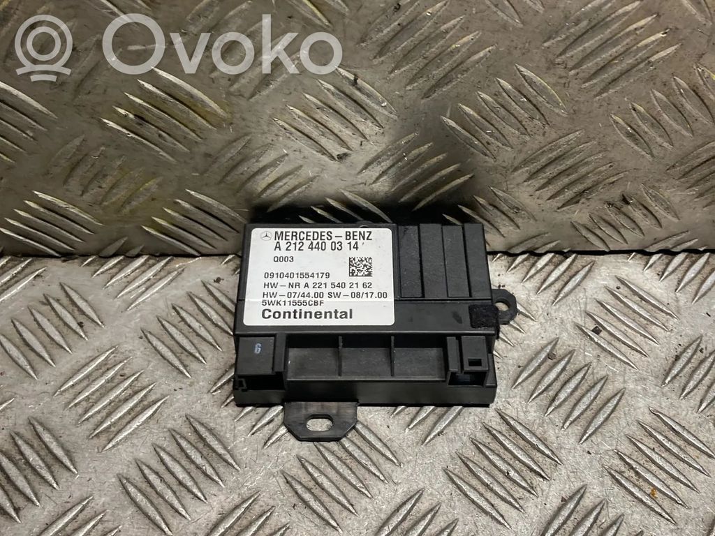 Mercedes-Benz E W212 Unité de commande / module de pompe à carburant 