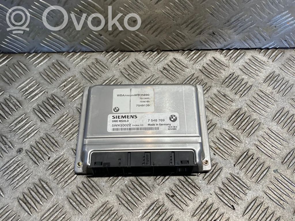 BMW X3 E83 Variklio valdymo blokas 