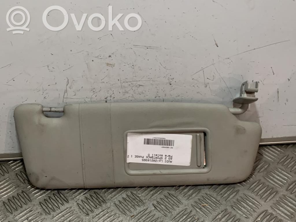 Audi A3 S3 A3 Sportback 8P Aletta parasole