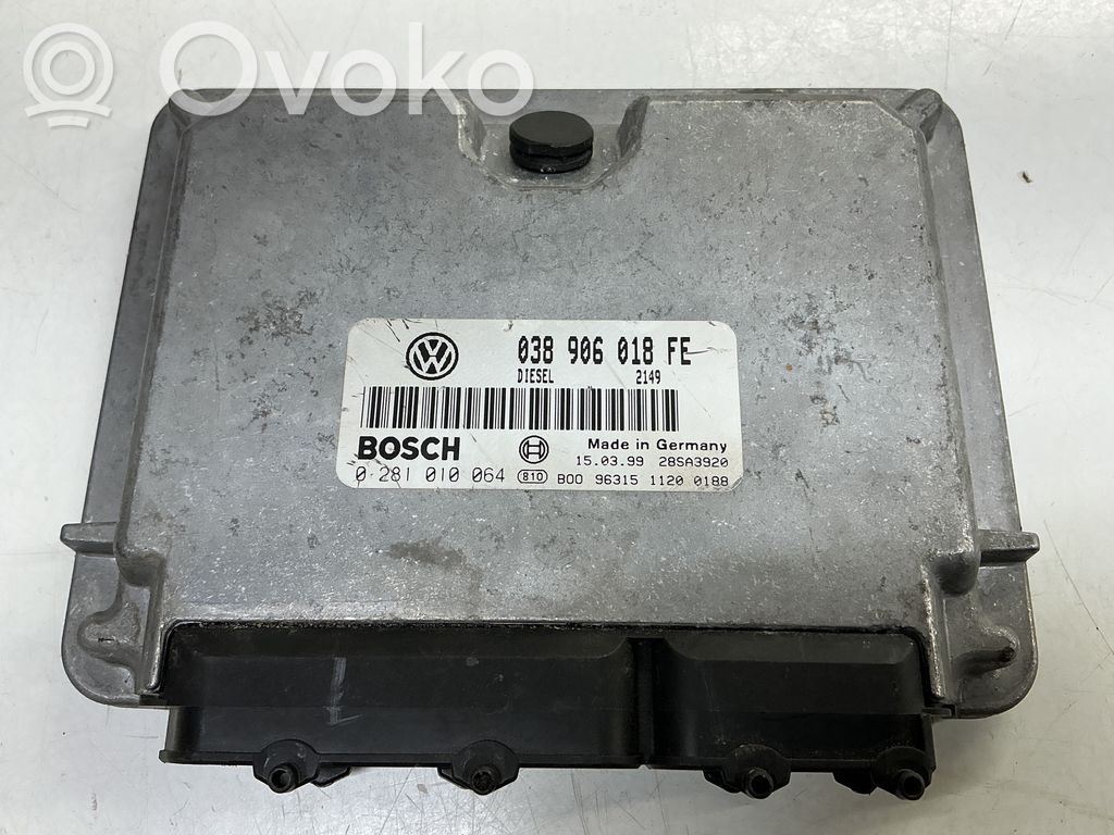 Engine control unit/module   038906018FE,0281010064,28SA3920