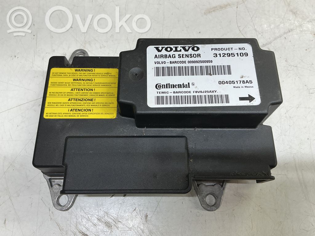 Volvo V50 Unitate/modul de comandă airbaguri 