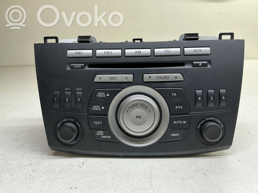 Mazda 3 II Panel / Radioodtwarzacz CD/DVD/GPS 
