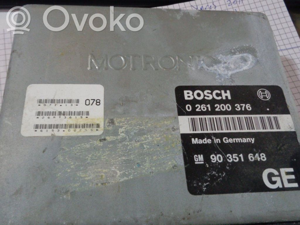Unidad de control/módulo de la inyección   0261200376