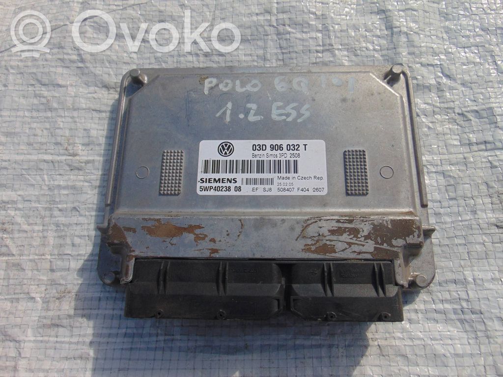 Engine control unit/module   03D906032T,5WP40238,3PD2508